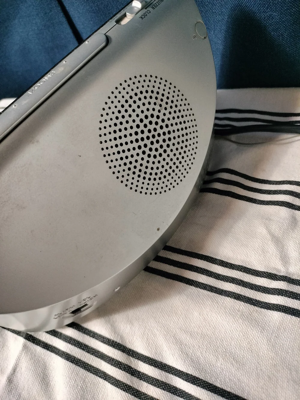 Sony Digital AM/FM Clock Radio - Black and Silver